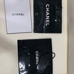 3 Chanel shoping bags
